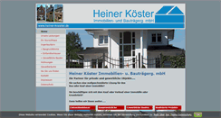 Desktop Screenshot of heiner-koester.de